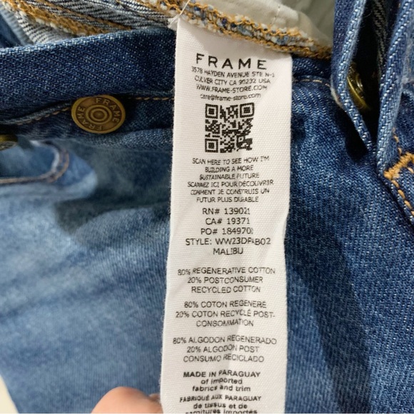 Frame Denim Le Mec Straight Leg Malibu Jeans - Picture 6 of 8